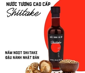 Nước tương cao cấp Shiitake chai thuỷ tinh (250ml)