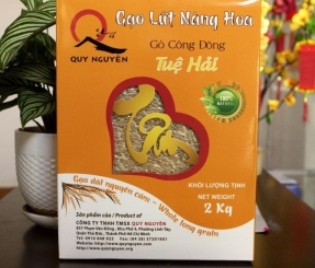 Gạo lứt nàng hoa Gò Công Đông Tuệ Hải (2kg)