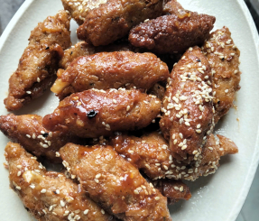 Lúa mạch cuộn dừa sốt me